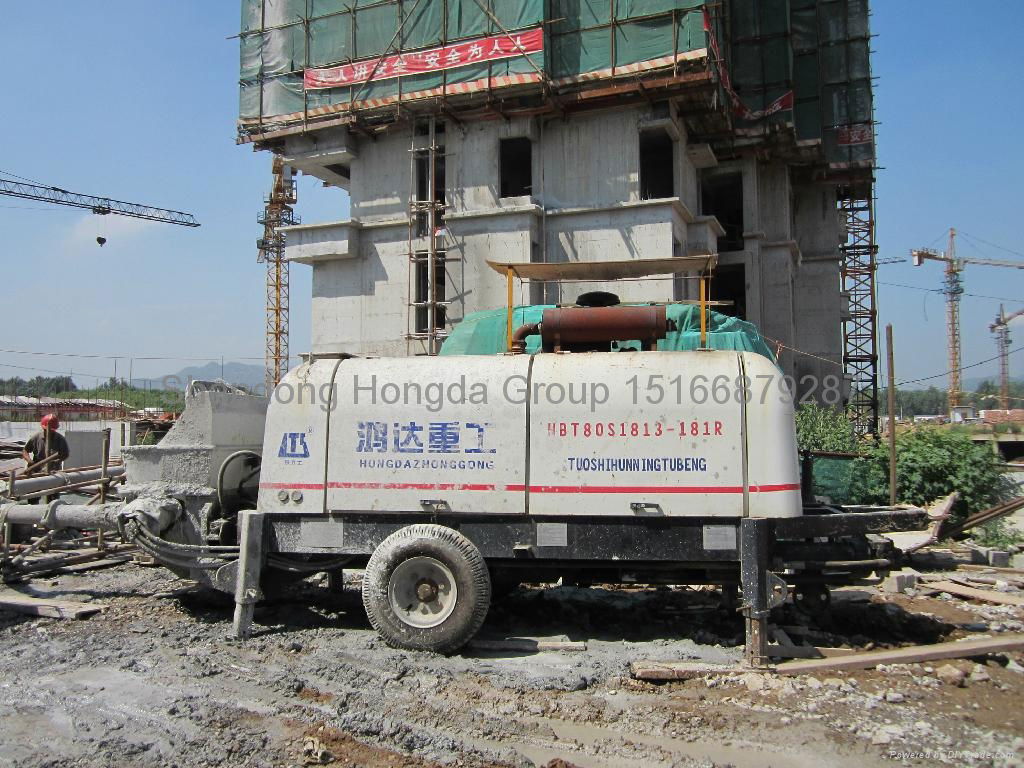 trailer concrete pump 3