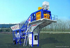 mobile concrete mixing plant