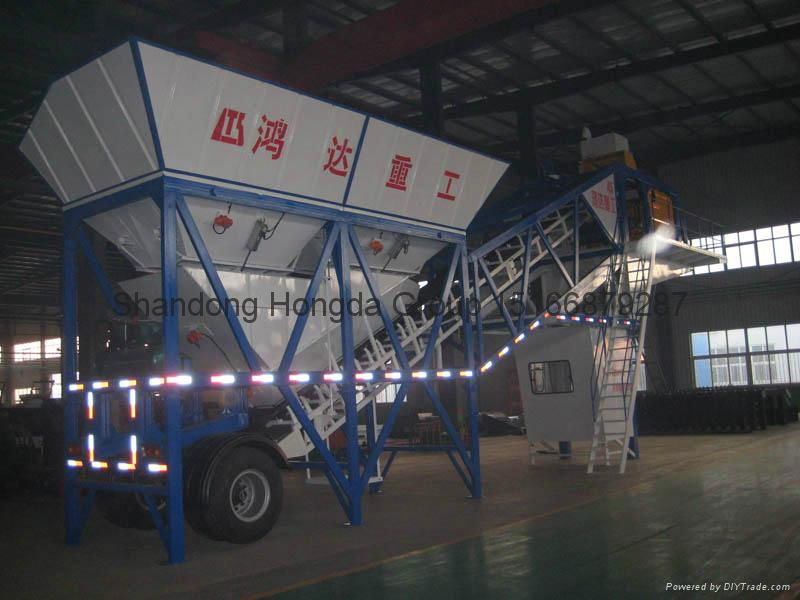 mobile concrete mixing plant 2