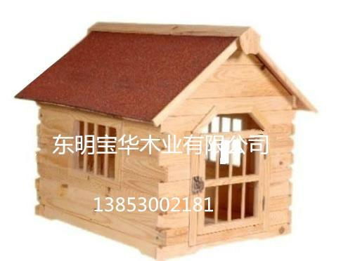 東明寶華廠家專業生產木製狗窩 2