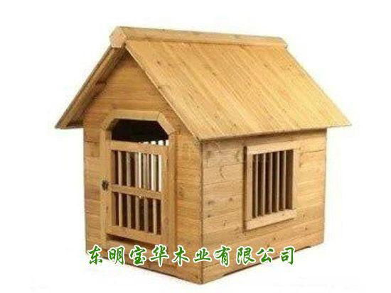 東明寶華廠家專業生產木製狗窩 4