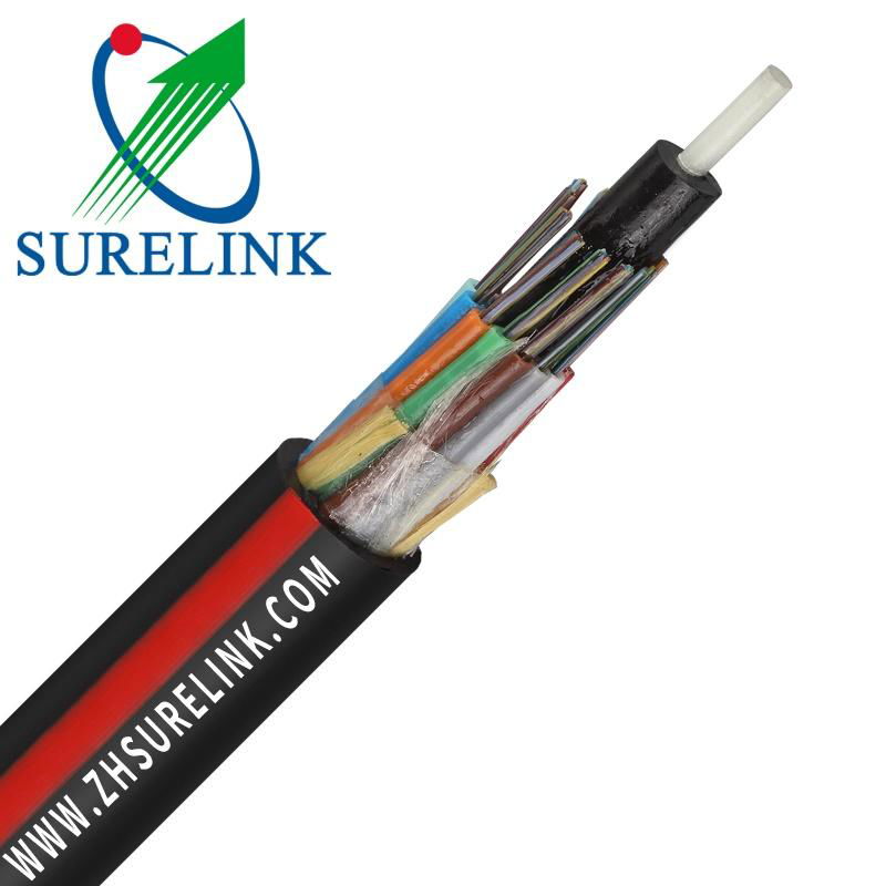 Stranded Loose Tube Outdoor Aerial 12 Core Fiber Optic Cable GYFTY