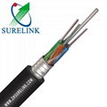 Outdoor Single Core Underground Armoured Fiber Optic Cable GYTA 2