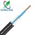 SURELINK outdoor HDPE Flat Drop Cable fiber optic cable FTTH