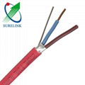 Security System UL Listed PH30 PH120 1.5mm2 2core 4core Shield Fire Alarm Cable 1