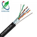 Surelink Network Cable Outdoor Cable greased UTP CAT5E FTP Cat5e with Messenger 1