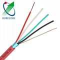 4 Core Shielded Copper Cable Fire Resistance Cable Fire alarm cable