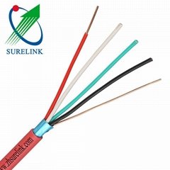 4 Core Shielded Copper Cable Fire Resistance Cable Fire alarm cable