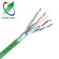 Surelink 4pair double screen LAN Cable Internet Cable FFTP Cat6A SFTP CAT6A 