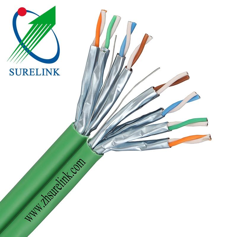 SURELINK Manufacturer high speed Network LAN Cable Duplex Cable Fftp Cat7 2