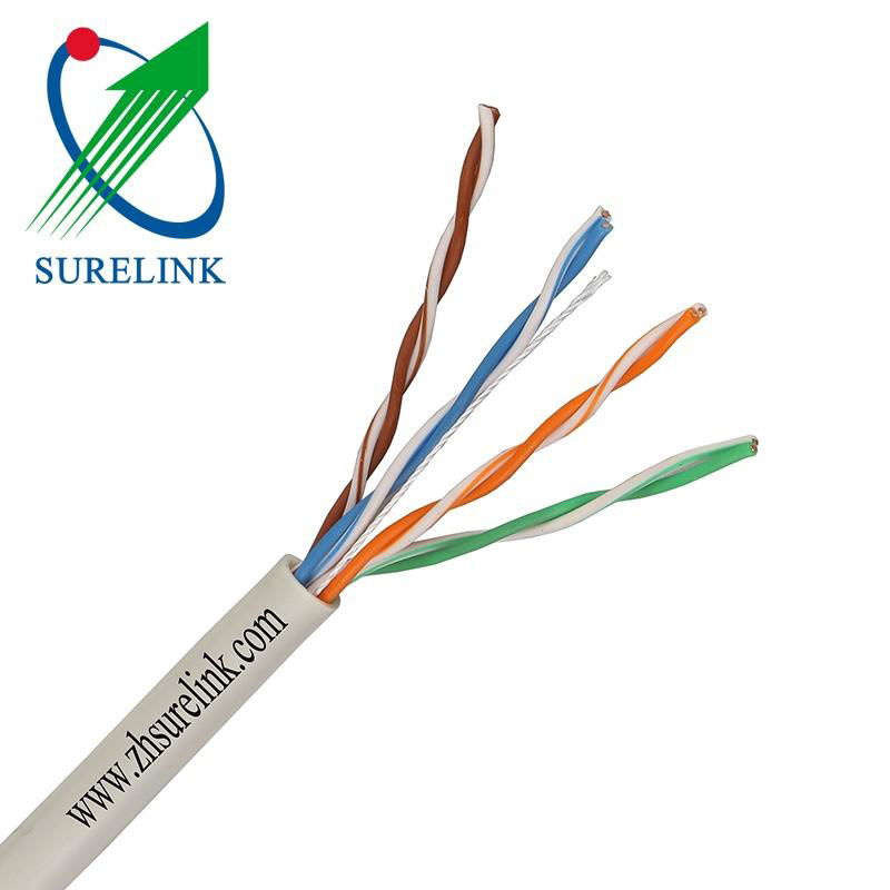 LAN Cable 4pairs 24AWG Network Cable Internet cable Catogery5 UTP Cat5e UTP Cat6