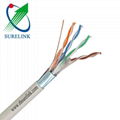 Manufacturer 4pairs 24AWG Bare Copper or CCA Network Cable FTP cat5e cat6