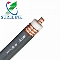 1/2 3/4 7/8 Outdoor Flexible Feeder Cable 1/2 RF Coaxial Cable