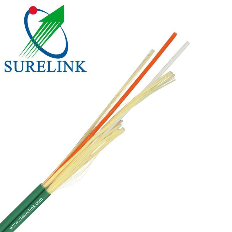 Indoor SM MM Optical Fiber Cable Tight Buffer Cable GJFJBZY 4