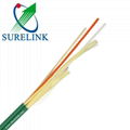 Indoor SM MM Optical Fiber Cable Tight Buffer Cable GJFJBZY 4
