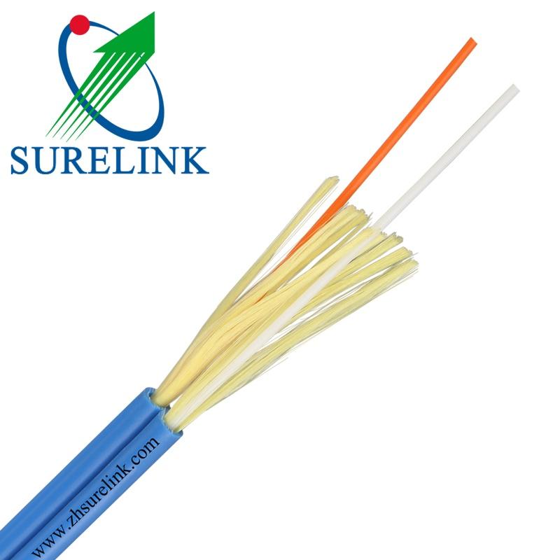 Indoor SM MM Optical Fiber Cable Tight Buffer Cable GJFJBZY 5