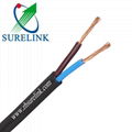 Rvvb Cable Electrical Wire 2 Cores Flat Cable Stranded Copper Wire Flexible