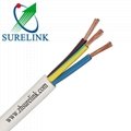 PVC Sheathed Electric Wire Flexible Rvv Cable Round 3 Cores Cable