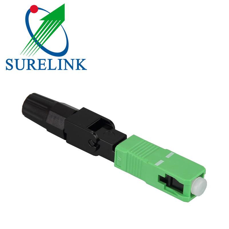 Mechanical Sc APC or Sc Upc Fiber Optic Fast Connector on Site Single Mode 2