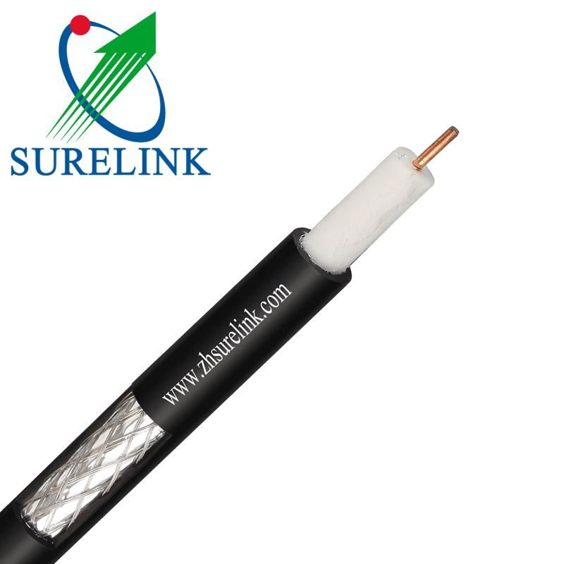 RG6 jelly filled coaxial cable with CE/ROHS certificate 2