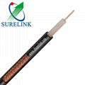 Solid CATV PE Rg59 Coaxial Cable PVC