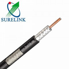 QUAD Rg6 or RG6 tri Shield Coaxial Cable 