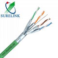 Customized 1000Mhz LAN Cable Pimf Cable SFTP CAT6 SSTP CAT6A SFTP CAT7 FFTP CAT7