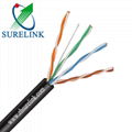 Surelink UTP Cat5e CCA Bare Copper Waterproof Outdoor Ethernet Cable SFTP CAT 5E 3