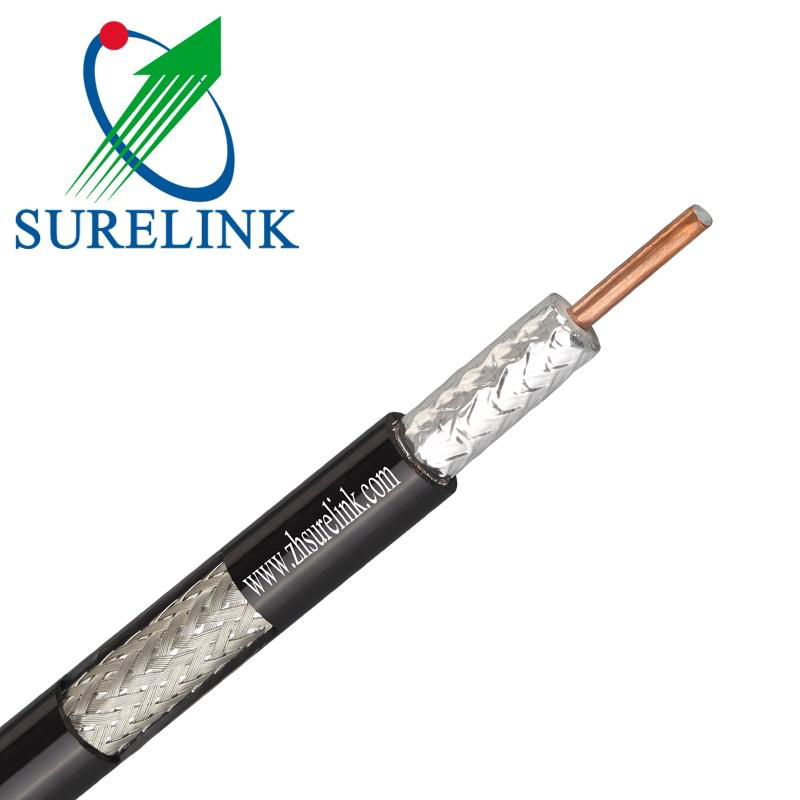 RG6 jelly filled coaxial cable with CE/ROHS certificate