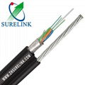 8 12 16 Core Fiber Optic Cable Self Supporting Single Mode Optical Fiber Cable 