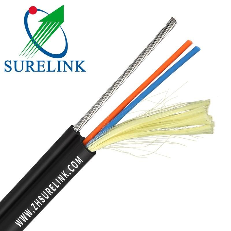 SURELINK outdoor HDPE Flat Drop Cable fiber optic cable FTTH 4