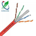 SURELINK 4pair LSZH bare copper lan network cable ethernet cable UTP CAT6 CAT6A 3