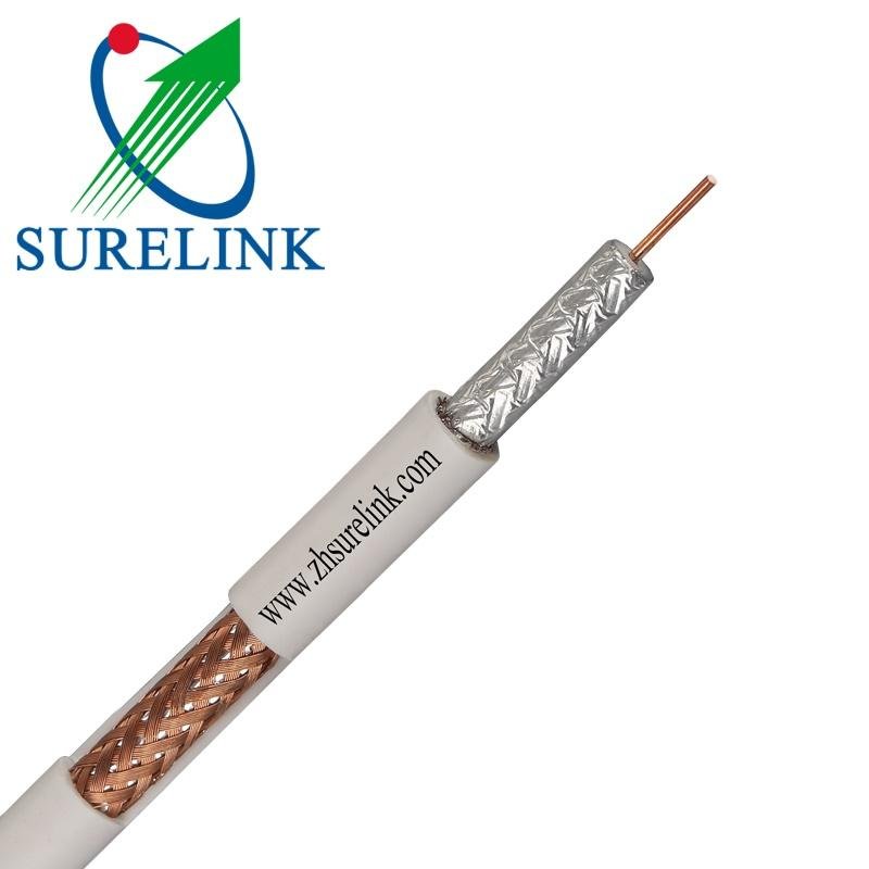 RG6 jelly filled coaxial cable with CE/ROHS certificate 3