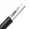 Outdoor self supporting Armored Single Mode Multicore Fiber Optic Cable Gyxtc8s 1