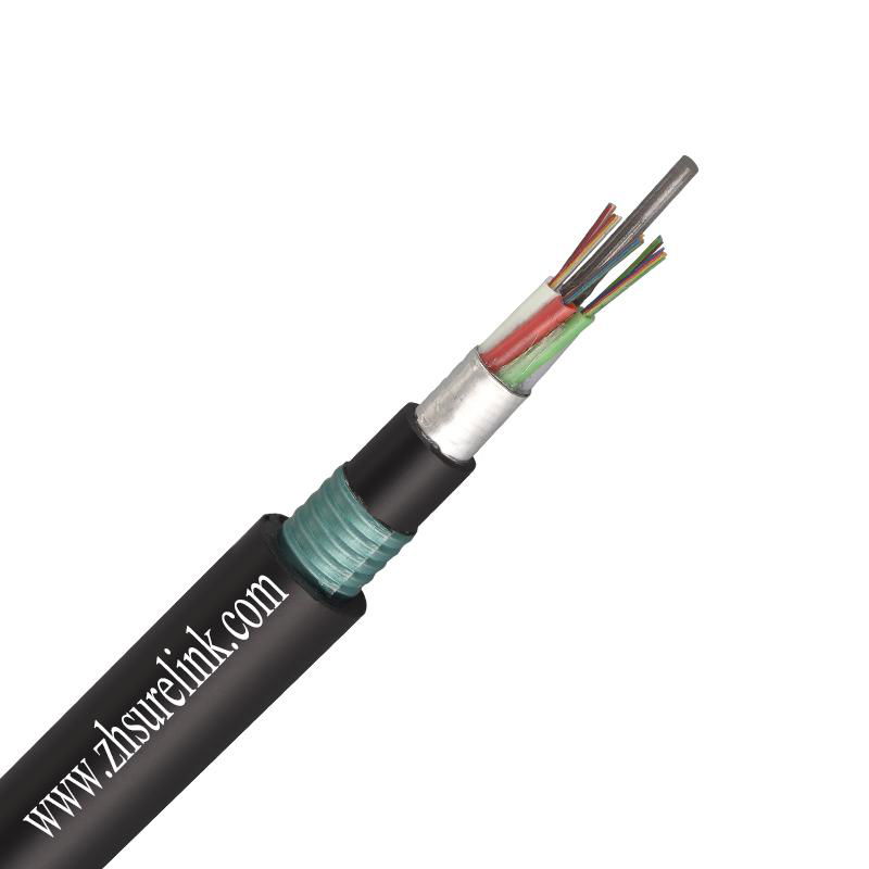 Outdoor Aerial 12Core Double jacket armoured Fiber Optical Cable GYFTY53  2