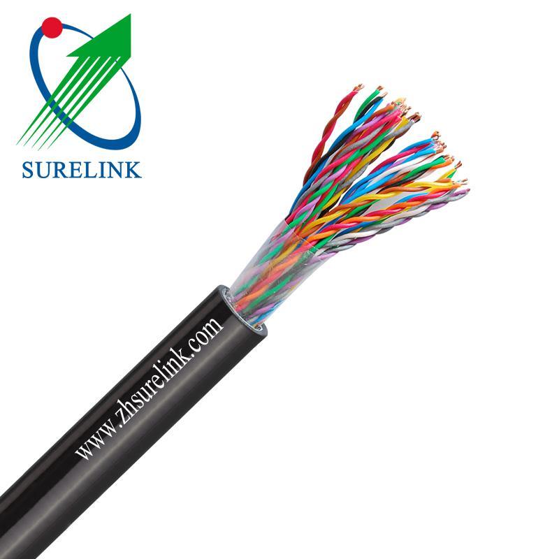 50pairs 100pairs 128pairs ADSL Twisted Pairs Telephone Cable 4