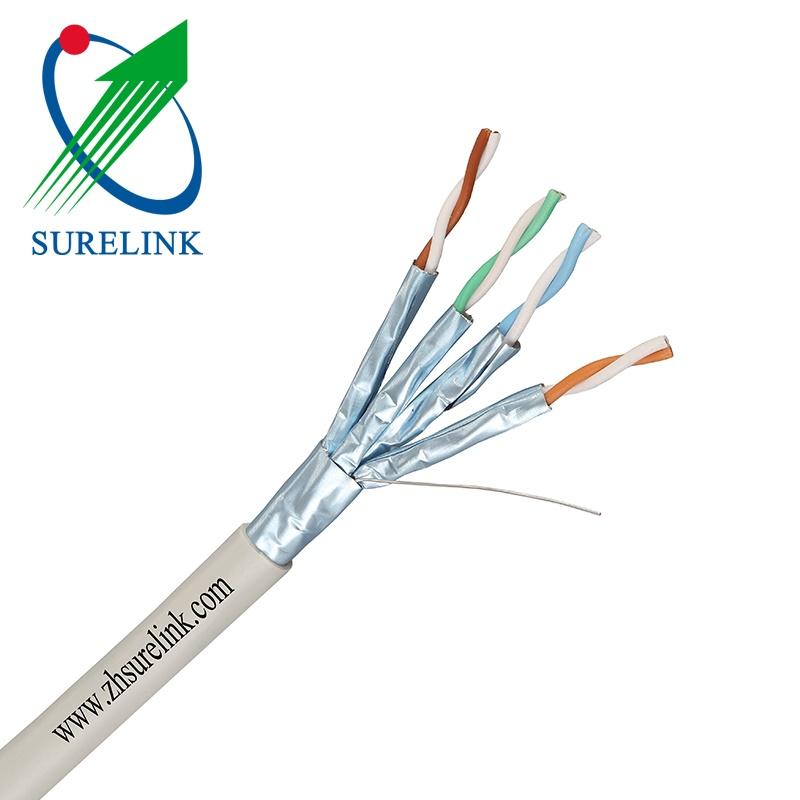 LSZH LAN Cable Pimf Cable fluke test SFTP Cat6a SFTP Cat7 SSTP CAT7 CAT8 3