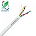 Indoor unshielded 4 Core Beige Station Wire Telephone Cable