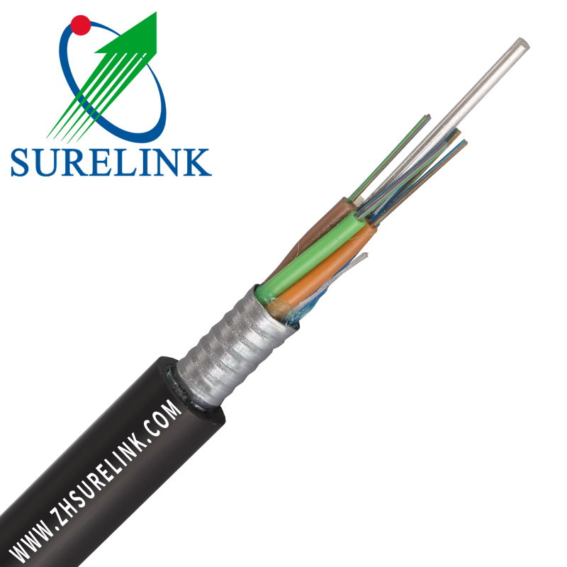 Outdoor Single Core Underground Armoured Fiber Optic Cable GYTA