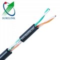 2 Core Unshielded self supporting Drop cable telephone cable BC