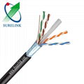 Outdoor Gel Filled or Jelly Filled Outdoor Network Cable LAN Cable STP FTP CAT6  3