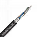 Outdoor armored underground direct buried double sheath 48core fiber optic cable 3