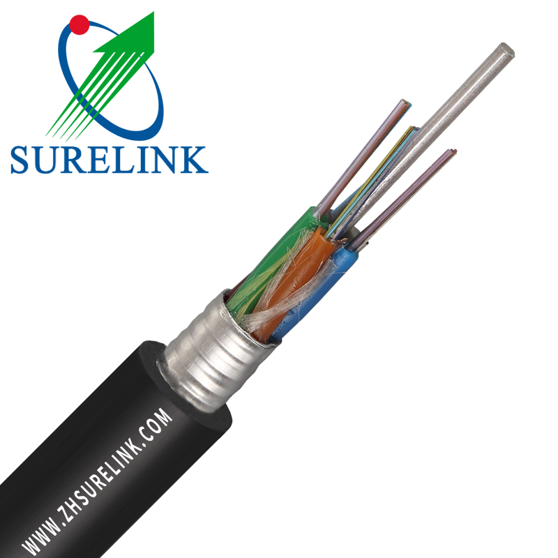 Outdoor Aerial 12Core Double jacket armoured Fiber Optical Cable GYFTY53  3