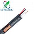 PVC tri shield RG11 with messenger coaxial cable 4