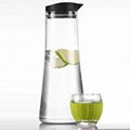 glass beverage jug