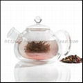 glass double wall teapot 2