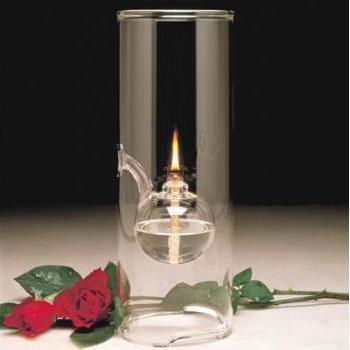 glass candle holder