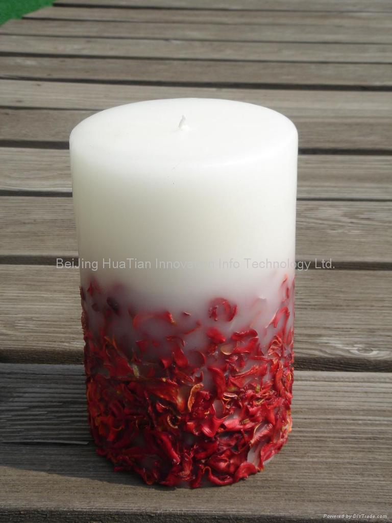 rose candle 2