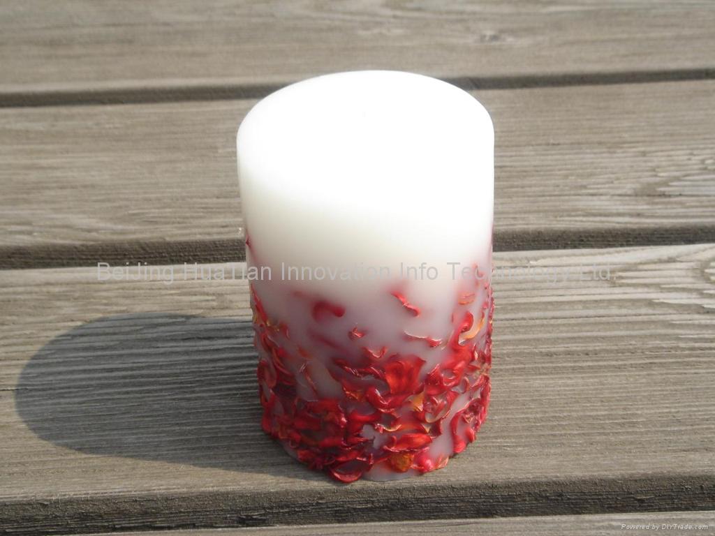 rose candle 5