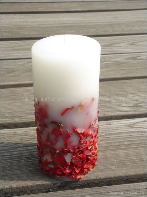 rose candle 3